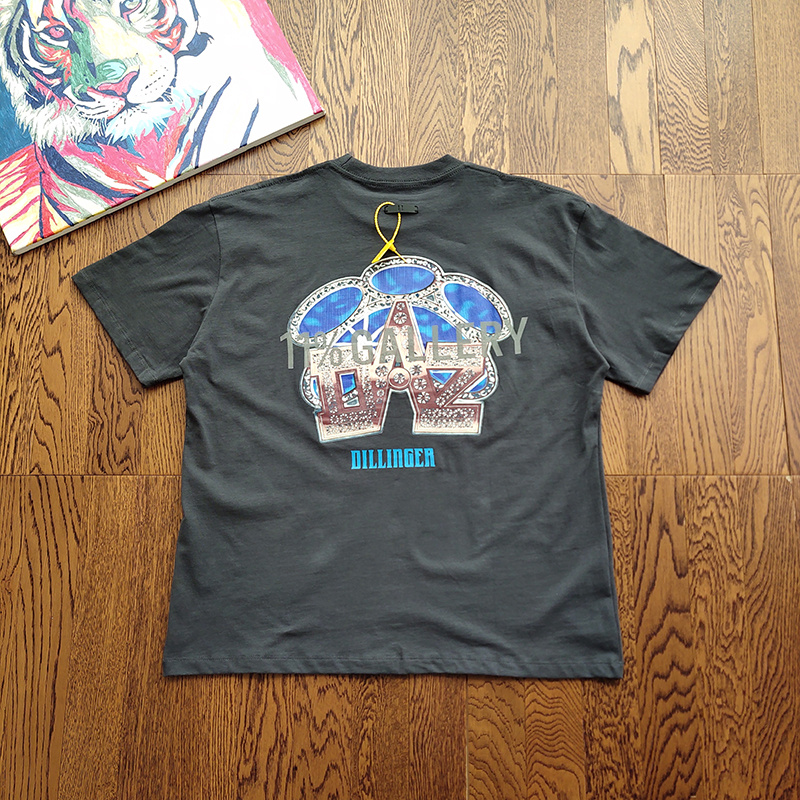 Футболка Gallery Dept Jerry Daz Print "Black/Gray" фото № 3