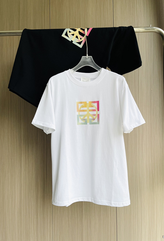 Футболка Givenchy Color Logo "White" фото № 5