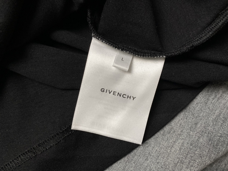 Футболка Givenchy Multicolored Collar "Black" фото № 7