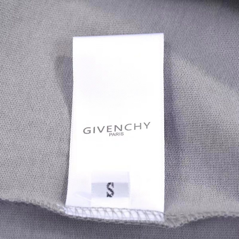 Футболка Givenchy With Logo Lettering In Red "Gray" фото № 5