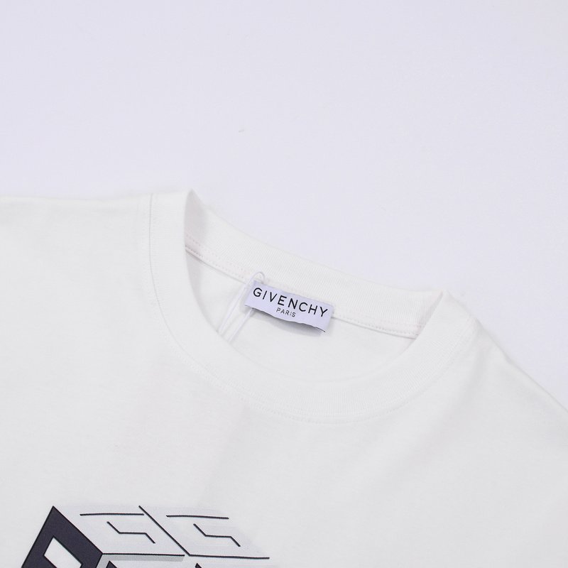 Футболка Givenchy Cube - Separation "White" фото № 8