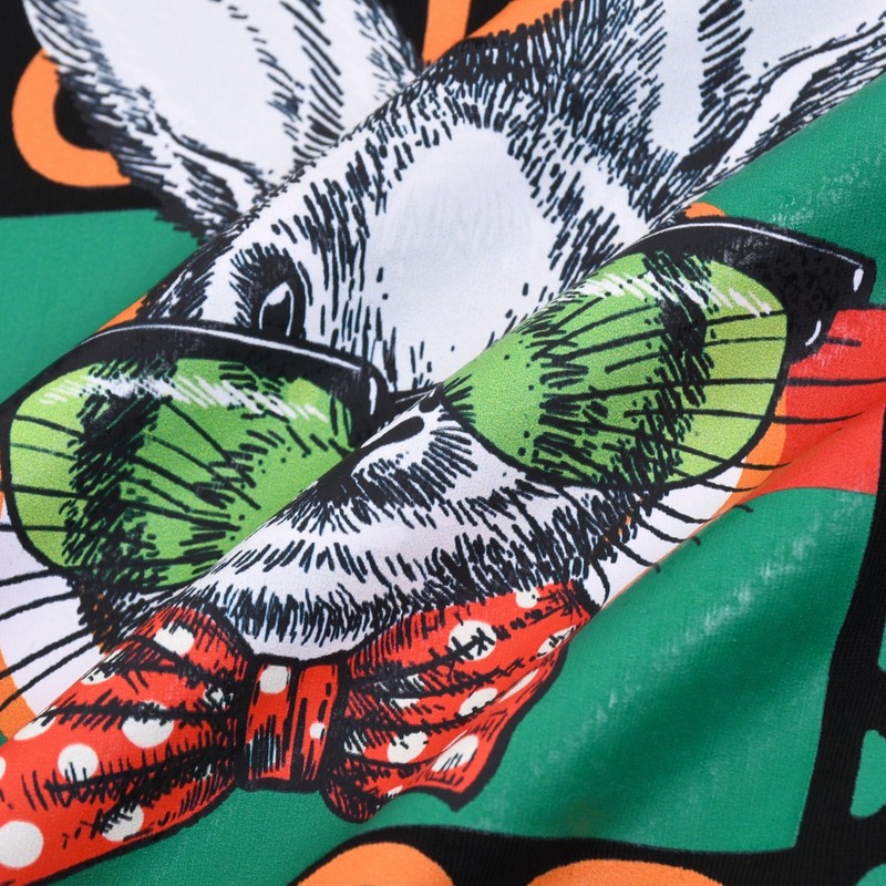 Футболка Gucci The Fashionable Hare "Black" фото № 6