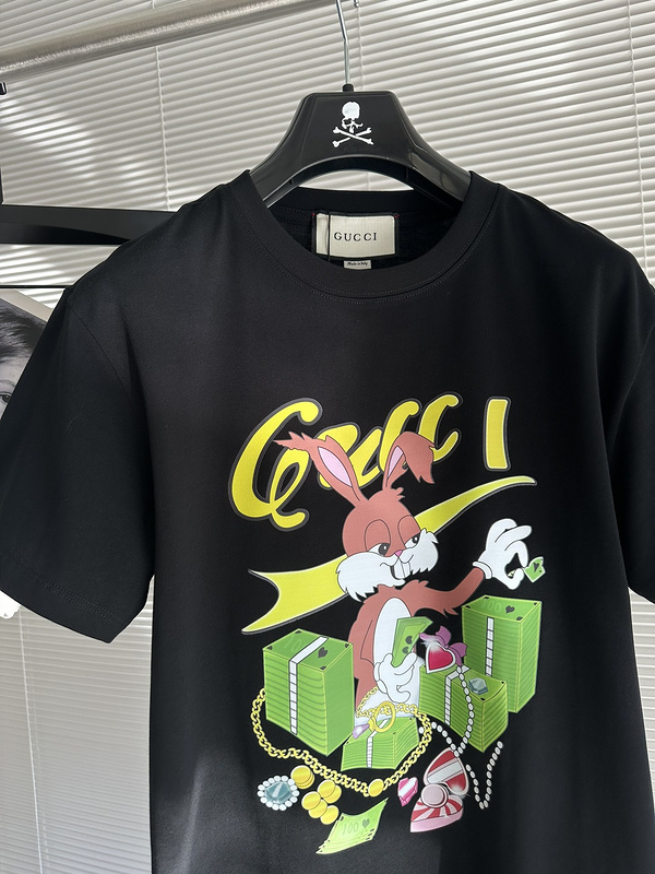 Футболка Gucci Happiness Is In Money "Black" фото № 2