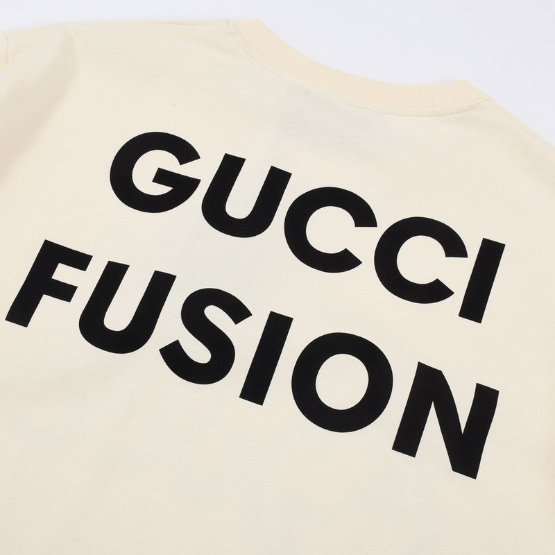 Футболка Gucci Fusion "Cream" фото № 8