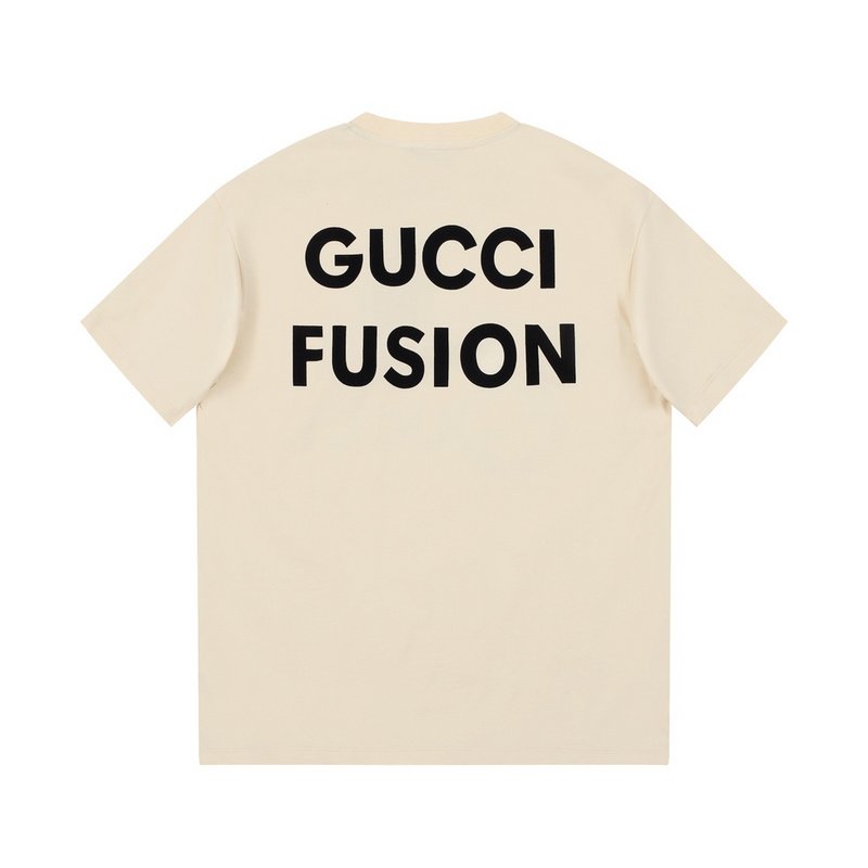 Футболка Gucci Fusion "Cream" фото № 2