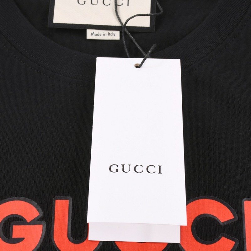 Футболка Gucci Green Lipstick "Black" фото № 5