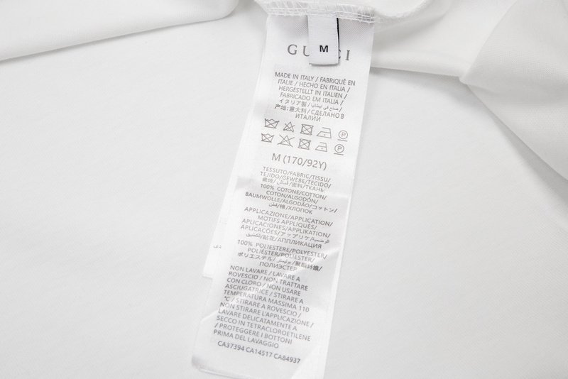 Футболка Gucci With Bright Emblem "White" фото № 3