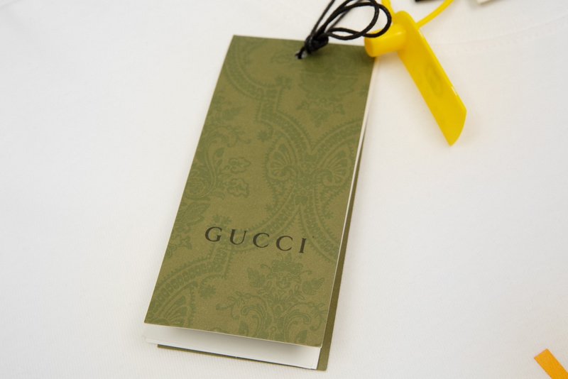 Футболка Gucci With Bright Emblem "White" фото № 5
