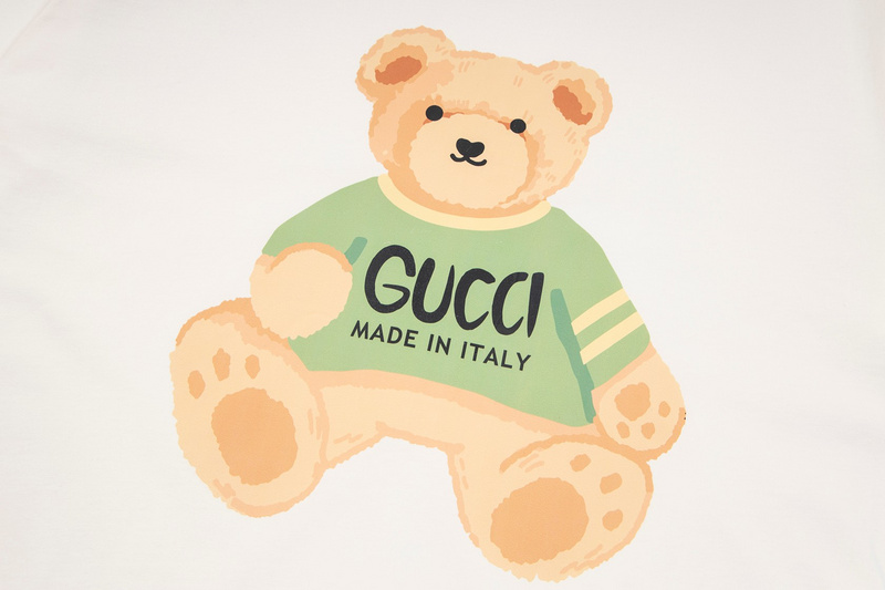 Футболка Gucci Teddy Bear Print "White" фото № 4