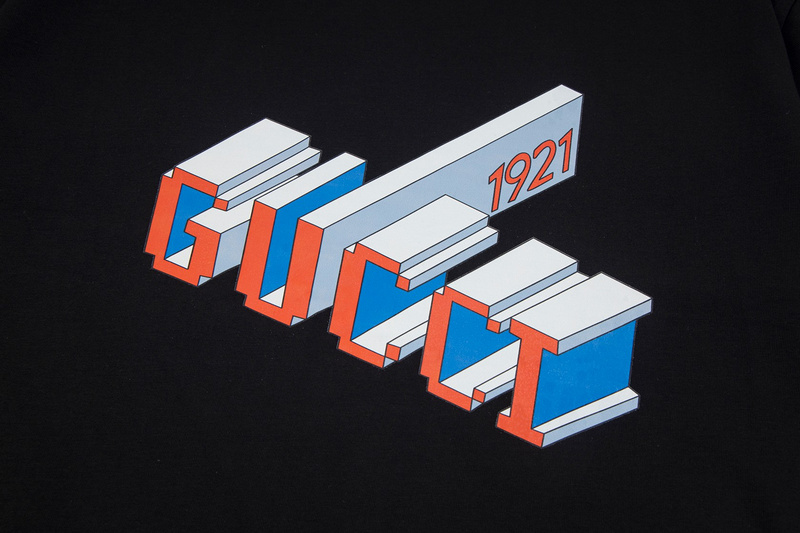 Футболка Gucci Gucci 1921 3D Print "Black" фото № 3
