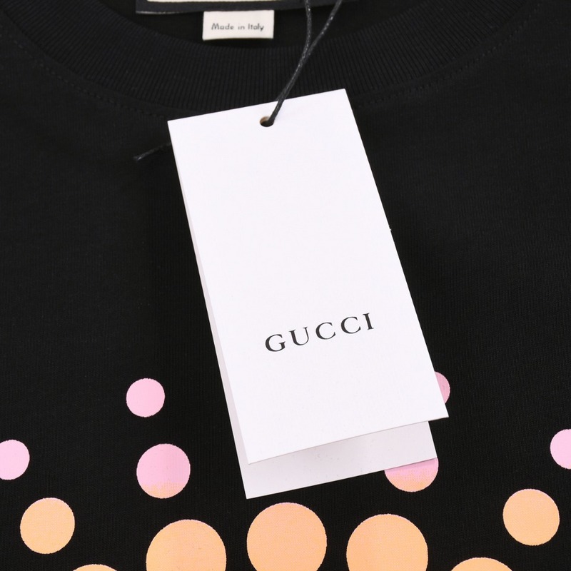 Футболка Gucci Love Parade Hearts "Black" фото № 4