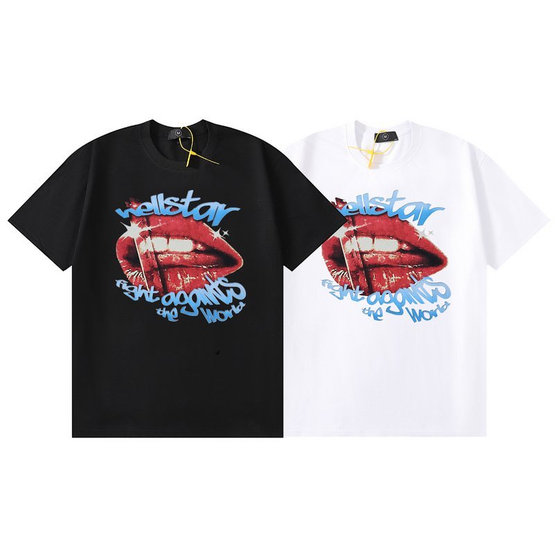 Футболка Hellstar Lips "White" фото № 2