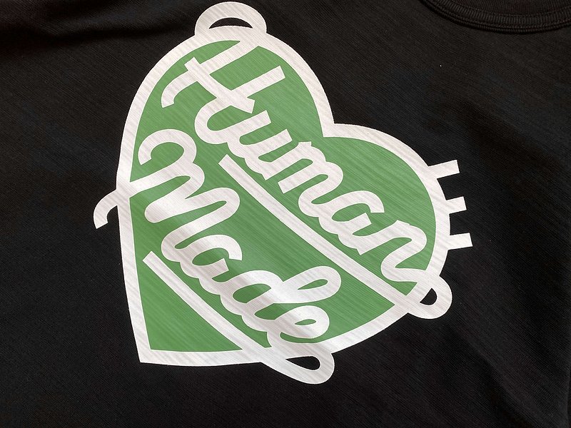 Футболка Human Made With Heart Print "Black" фото № 5