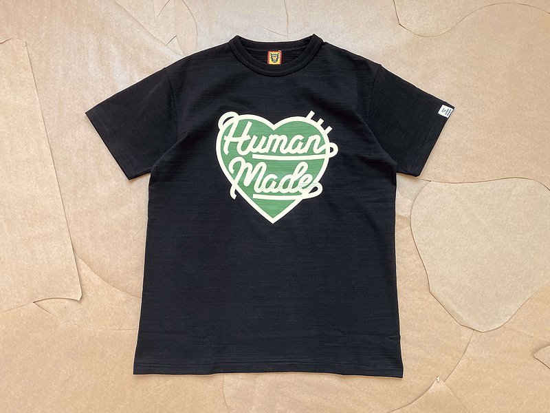 Футболка Human Made With Heart Print "Black" фото № 7