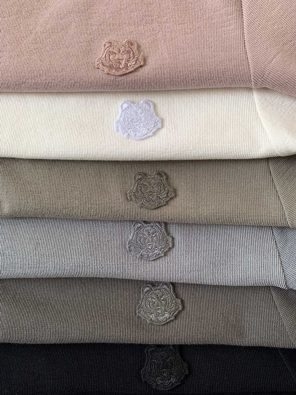 Футболка Kenzo Little Tiger Emblem "Gray/Brown" фото № 2