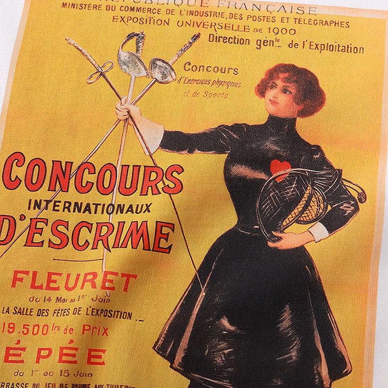 Футболка Kith International Fencing "White" фото № 3