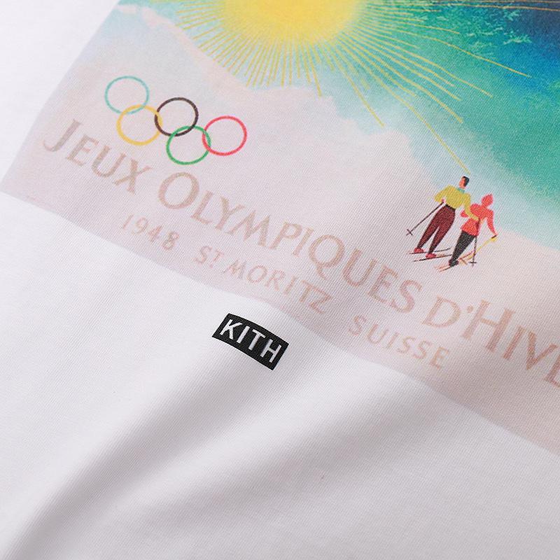 Футболка Kith Winter Olympics 1948 "White" фото № 5