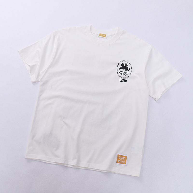 Футболка Kith Winter Olympics 1956 Equestrian Games "White" фото № 2