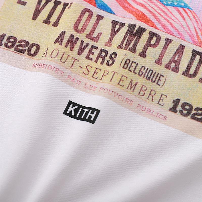 Футболка Kith VII Olympiade 1920 "White" фото № 4