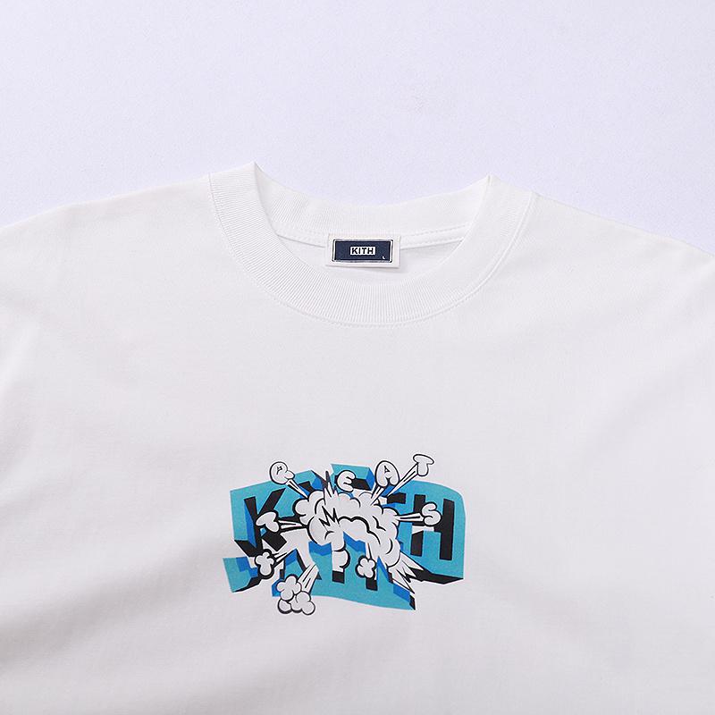 Футболка Kith Blue Smoke "White" фото № 3