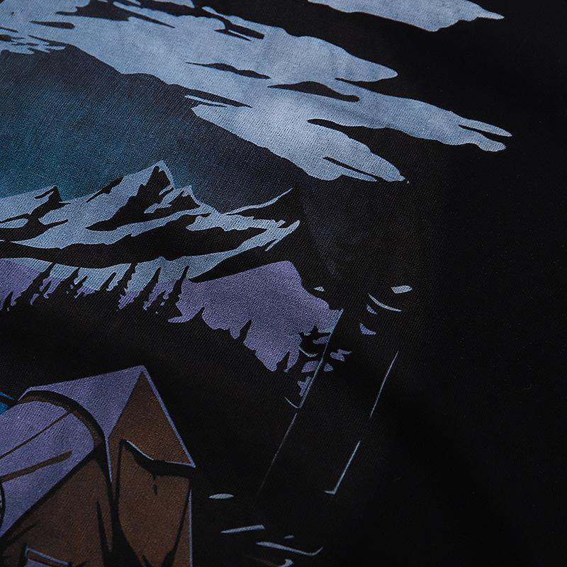 Футболка Kith Camp Treats "Black" фото № 6