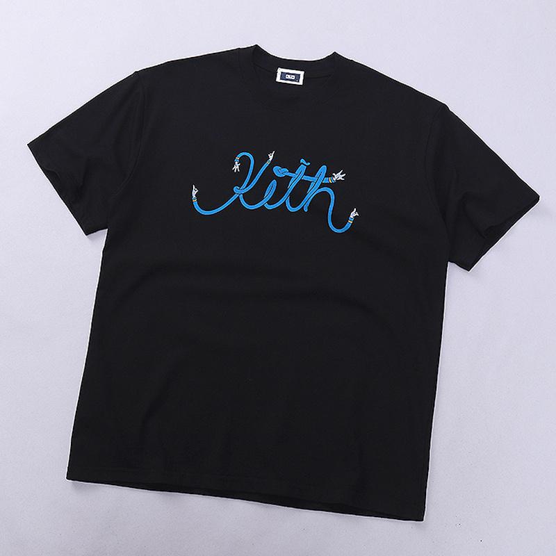 Футболка Kith Stripe Logo "Black" фото № 2