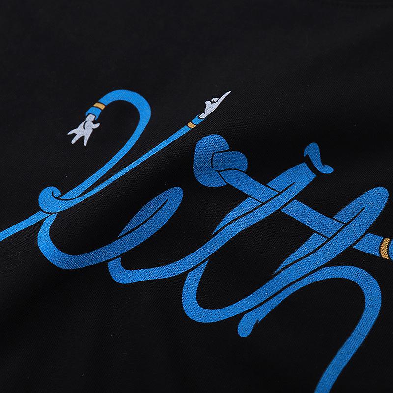 Футболка Kith Stripe Logo "Black" фото № 7