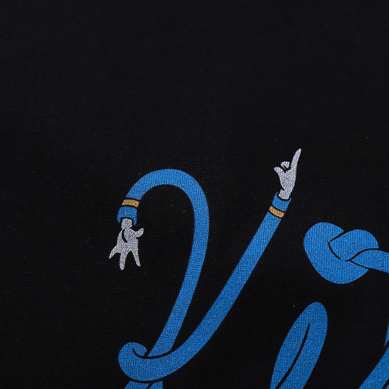 Футболка Kith Stripe Logo "Black" фото № 6