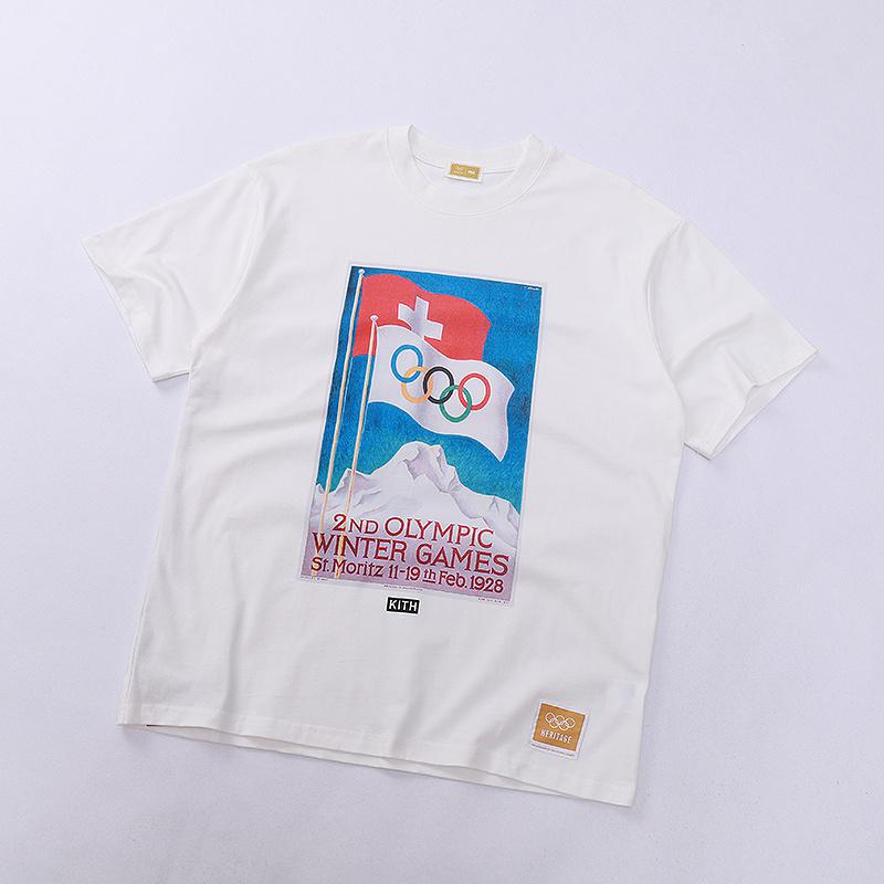 Футболка Kith 2nd Olympics 1928 "White" фото № 2