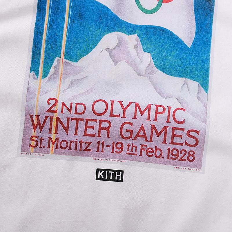 Футболка Kith 2nd Olympics 1928 "White" фото № 5