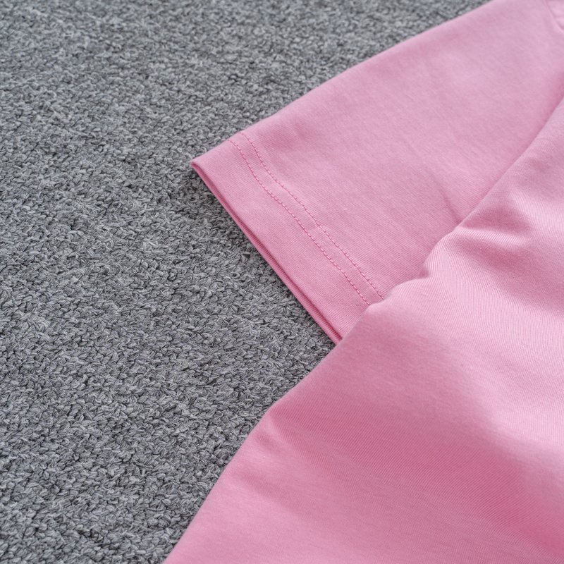 Футболка Lacoste With Cute Crocodile Logo "Pink" фото № 5