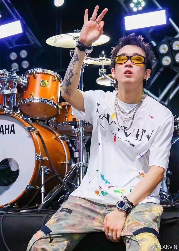 Футболка Lanvin Impression Abstraite "White" фото № 7