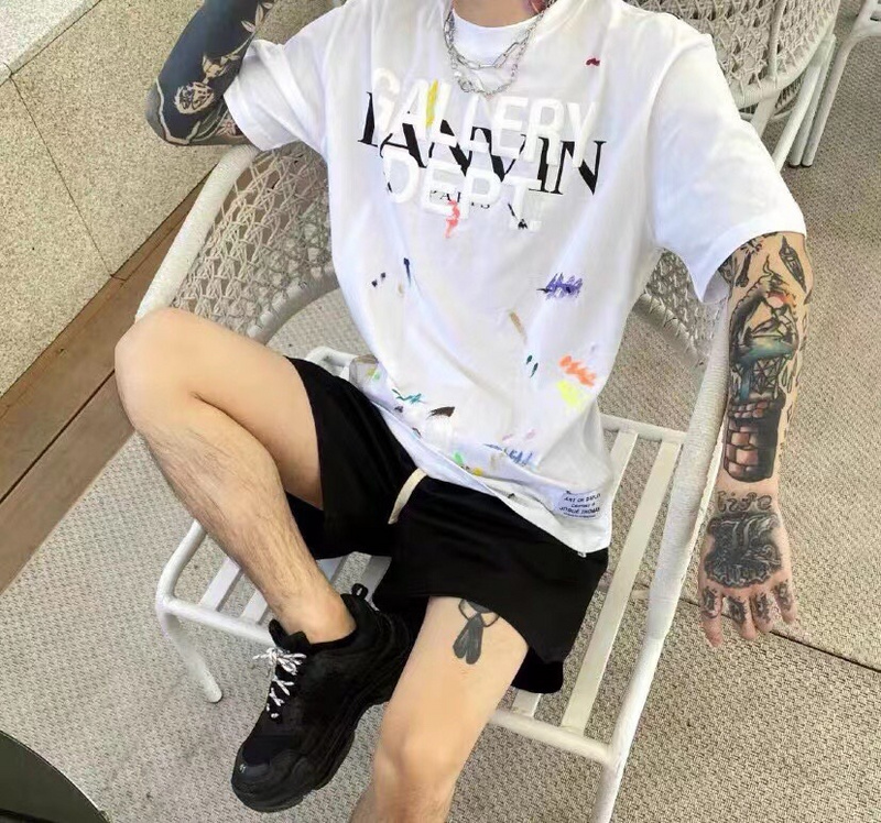 Футболка Lanvin Impression Abstraite "White" фото № 8