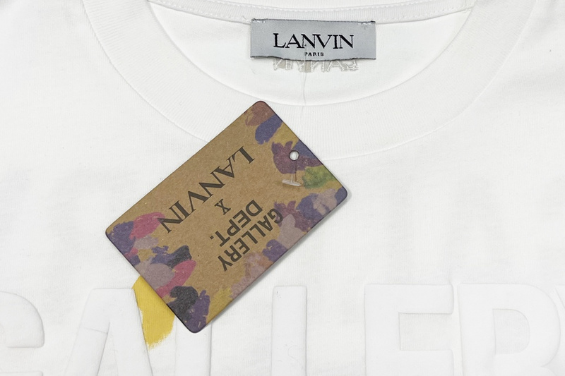 Футболка Lanvin Impression Abstraite "White" фото № 5