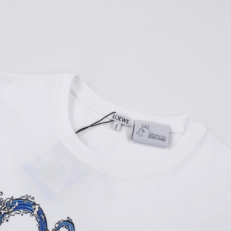 Футболка Loewe With An Interesting Large Print "White" фото № 8