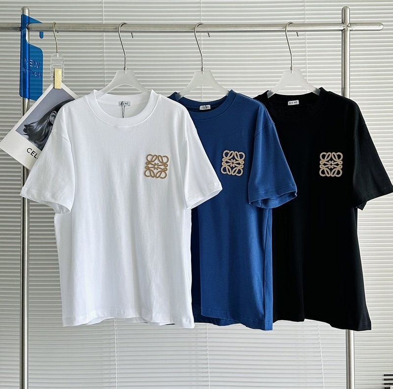 Футболка Loewe With Beige Logo "White" фото № 4