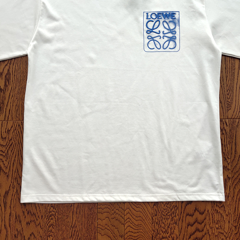 Футболка Loewe Logo In Square "White" фото № 4