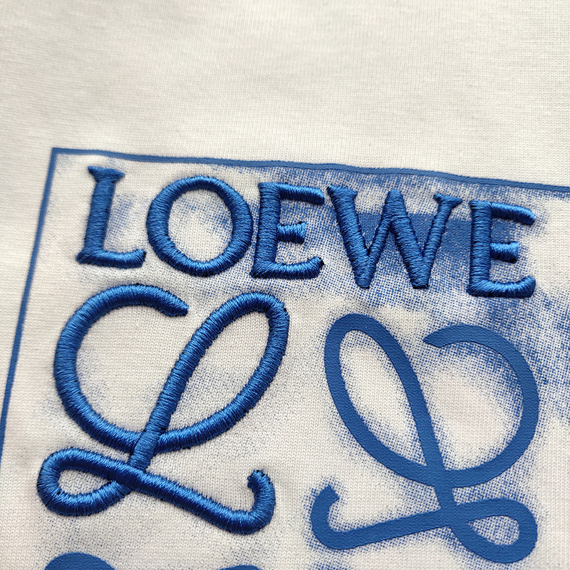 Футболка Loewe Logo In Square "White" фото № 7