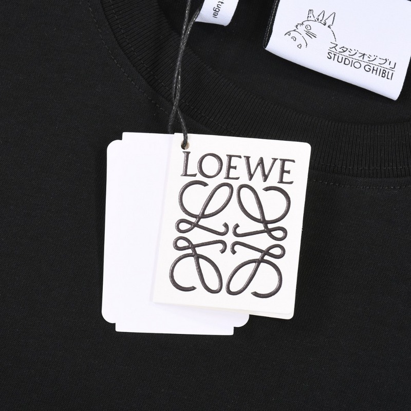 Футболка Loewe The Peeping Flame "Black" фото № 8