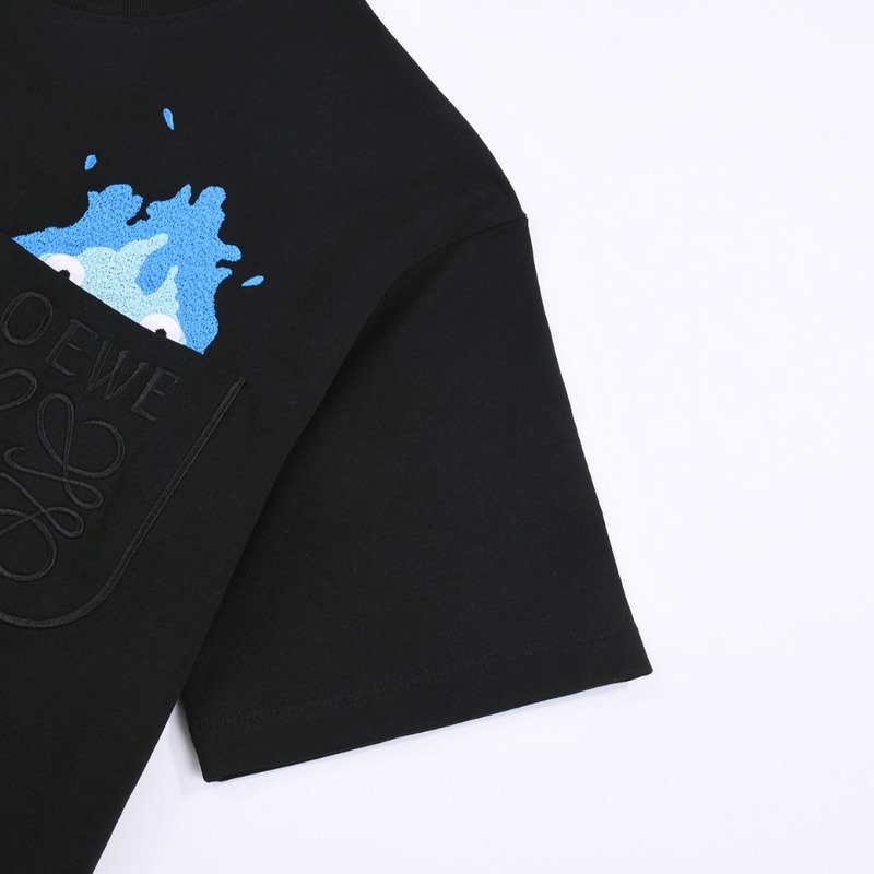 Футболка Loewe The Peeping Flame "Black" фото № 5