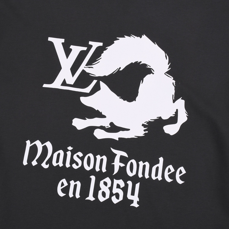 Футболка Louis Vuitton Maison Fondee "Gray" фото № 4