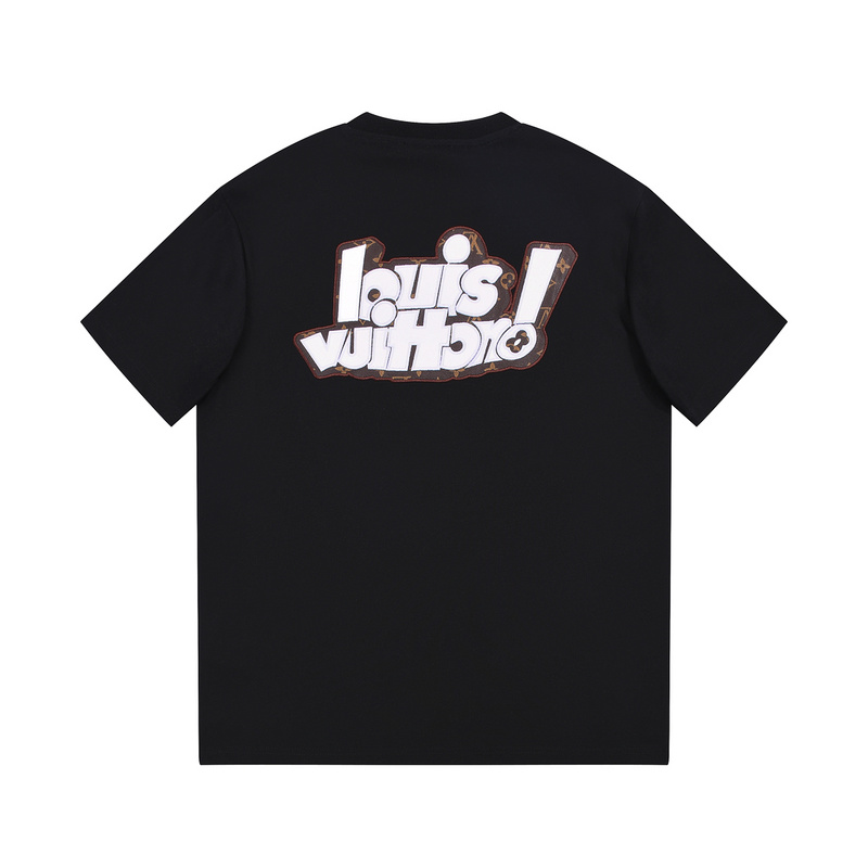 Футболка Louis Vuitton With An Embroidered Logo "Black" фото № 7