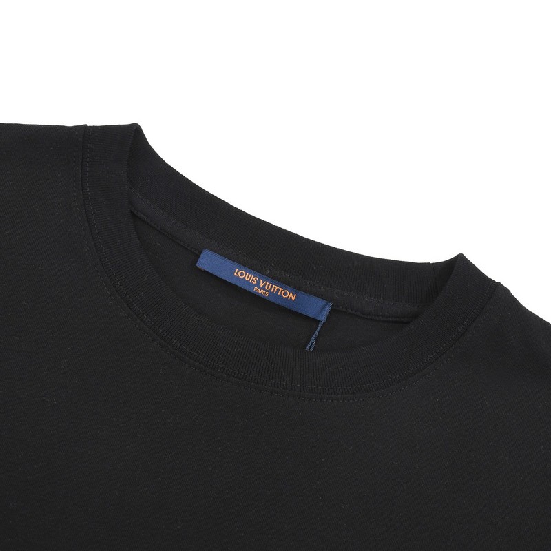 Футболка Louis Vuitton With Logo In The Corner "Black" фото № 2