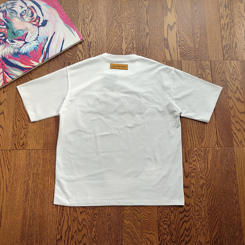 Футболка Louis Vuitton Graffiti Print "White" фото № 2