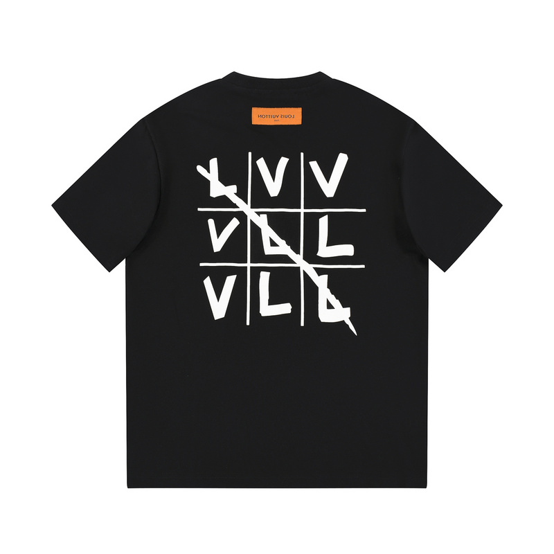 Футболка Louis Vuitton Tic Tac Toe "Black" фото № 2