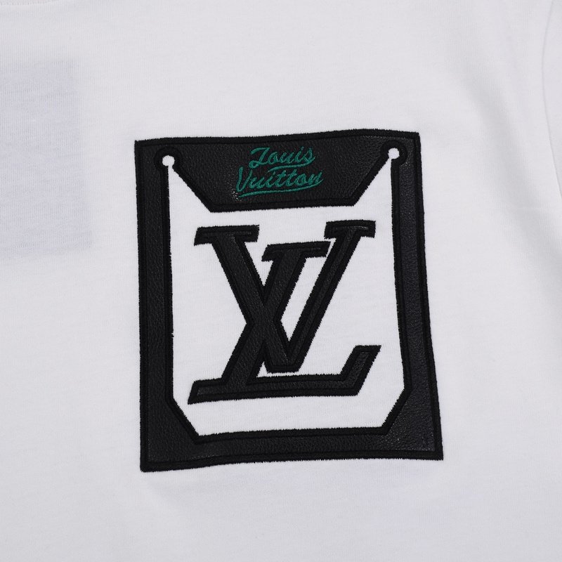 Футболка Louis Vuitton With Frame In The Logo "White" фото № 7