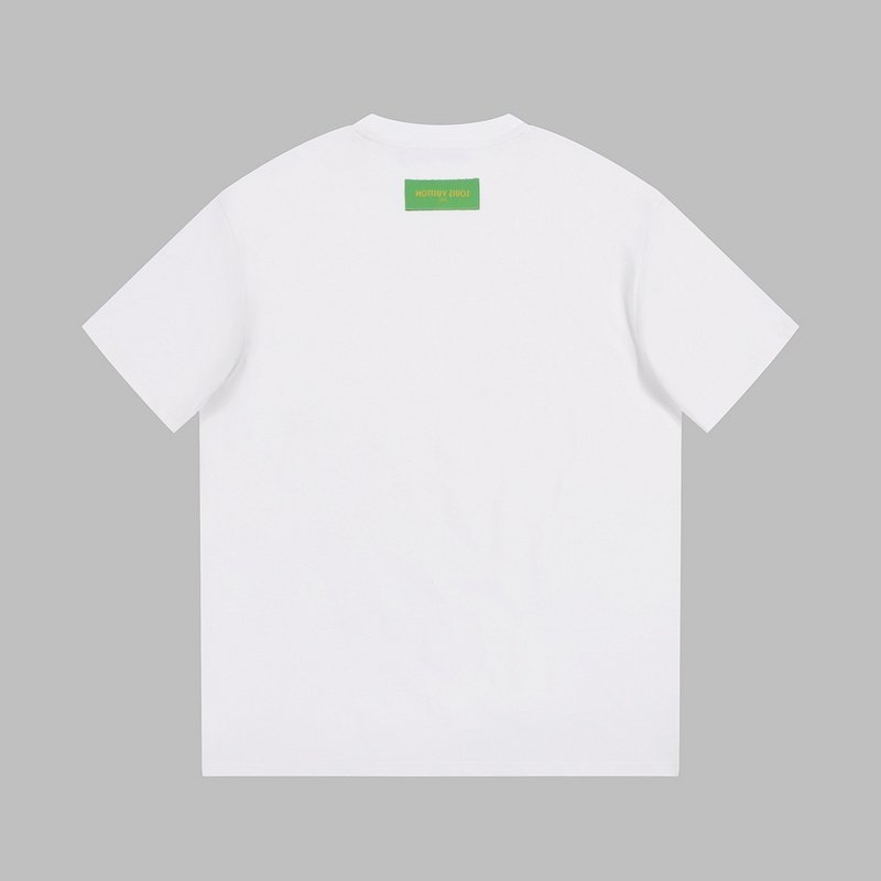 Футболка Louis Vuitton With Frame In The Logo "White" фото № 2