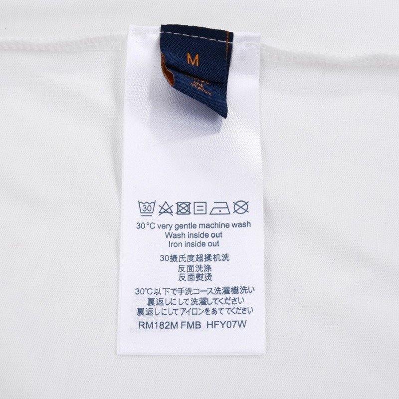 Футболка Louis Vuitton Rainbow Logo With Colored Emblems "White" фото № 8