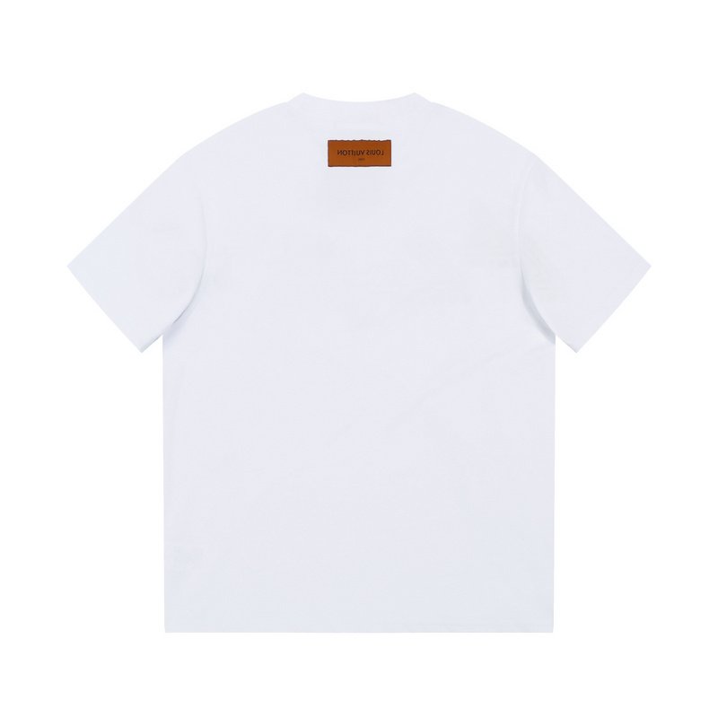 Футболка Louis Vuitton With Logo Print With Brand Patterns "White" фото № 6