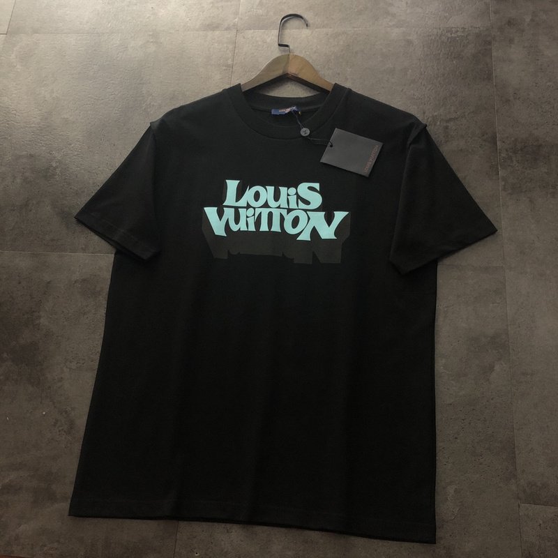 Футболка Louis Vuitton Icons With Flowers "Black" фото № 8